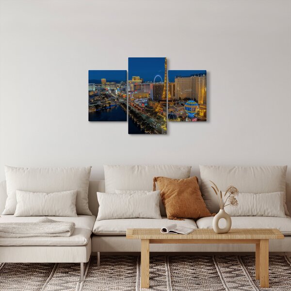Obraz nočného Las Vegas (90x60 cm)