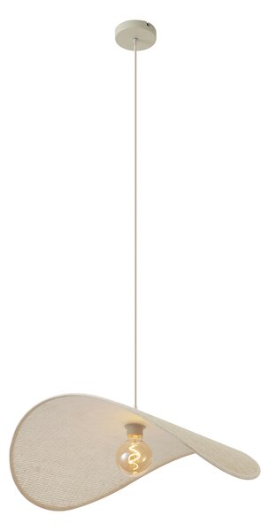 Moderná závesná lampa béžová 65cm - Hat