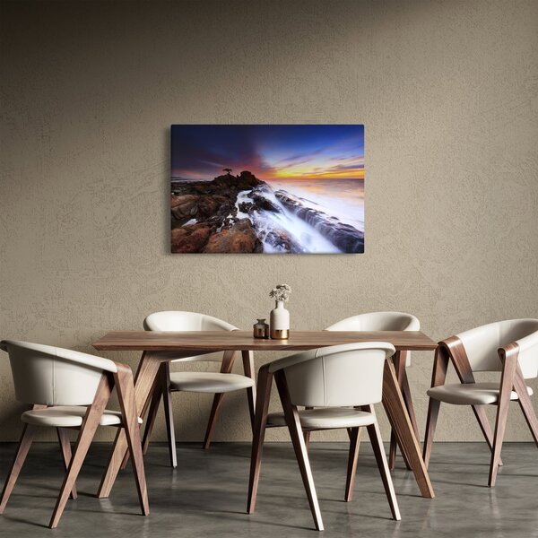 Obraz hory v hmle (90x60 cm)