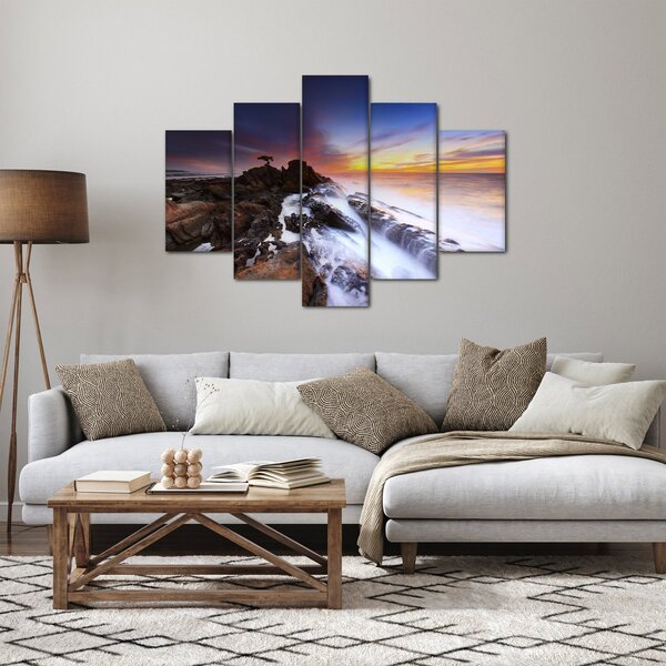 Obraz hory v hmle (150x105 cm)