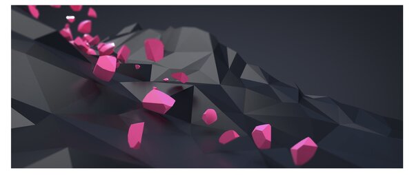 Obraz 3D abstrakcie (120x50 cm)