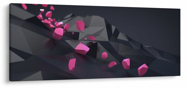 Obraz 3D abstrakcie (120x50 cm)