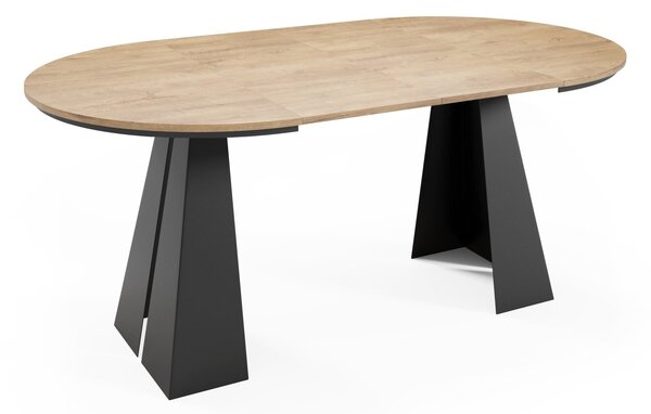 OKRÚHLY ROZKLADACÍ JEDÁLENSKÝ STÔL SOLENE 100 / 176 cm