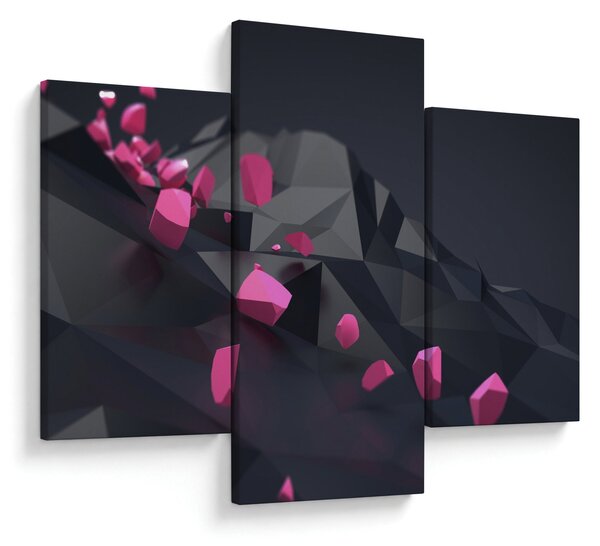 Obraz 3D abstrakcie (90x60 cm)