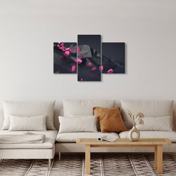 Obraz 3D abstrakcie (90x60 cm)