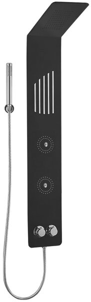 Mexen Navas, sprchový panel, čierna, 7627-02-70