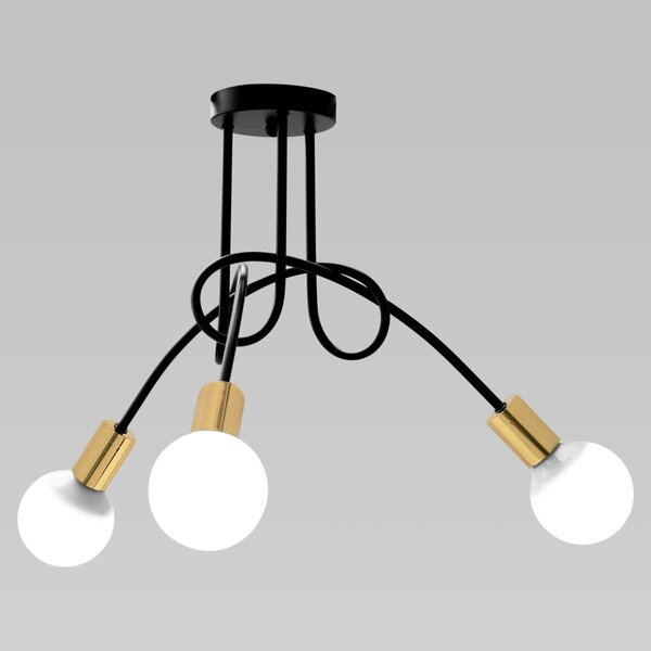 TooLight Závesný luster PARADISE 60 cm čierny