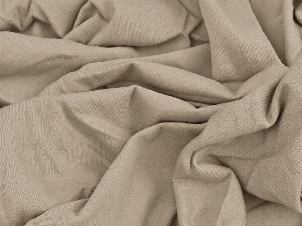 Jersey plachta EXCLUSIVE cappuccino 90 x 200 cm
