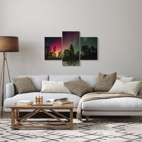 Obraz polárna žiara (90x60 cm)