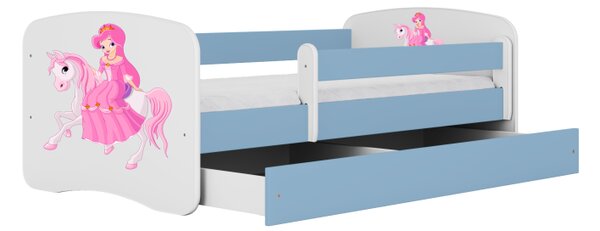 Detská posteľ PONNY s poníkom Farba: Biela, Rozmer: 140 × 70 cm