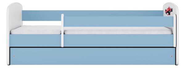 Detská posteľ FORMULA s pretekárskym autom Farba: Biela, Rozmer: 140 × 70 cm