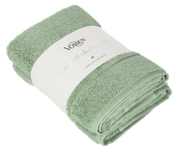 SADA UTERÁKOV NA RUKY, 50/100 cm, zelená Vossen - Kúpeľňový textil