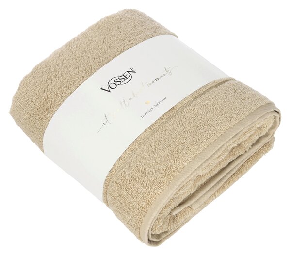 UTERÁK, 67/140 cm, svetlohnedá Vossen - Kúpeľňový textil