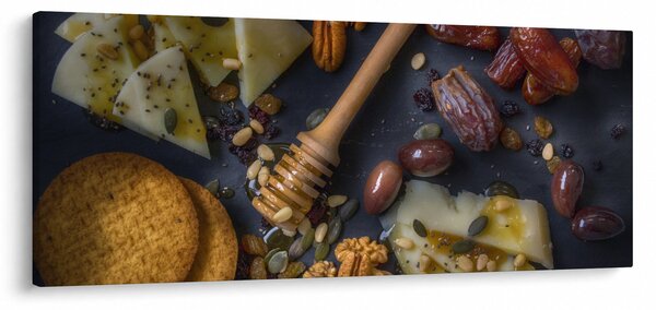 Obraz so sušeným ovocím (120x50 cm)
