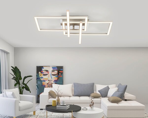 STROPNÉ LED SVIETIDLO, 50/43/7,6 cm Novel - Interiérové svietidlá