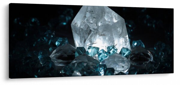Obraz kryštálu (120x50 cm)