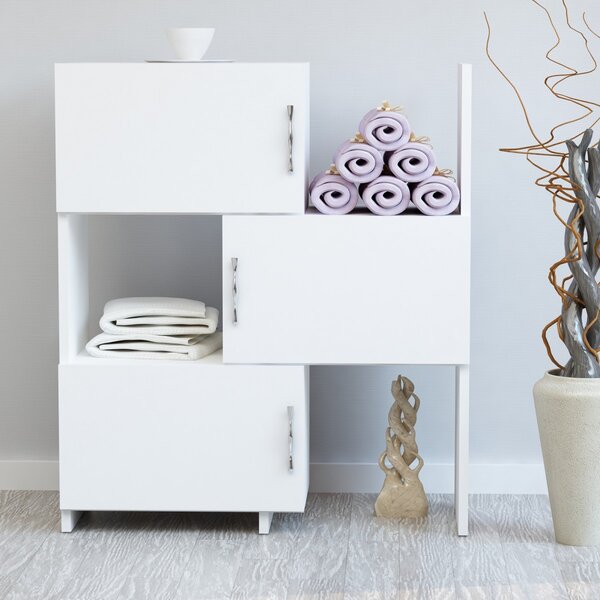 Hanah Home Kúpeľňová skrinka ANNA 65 cm biela