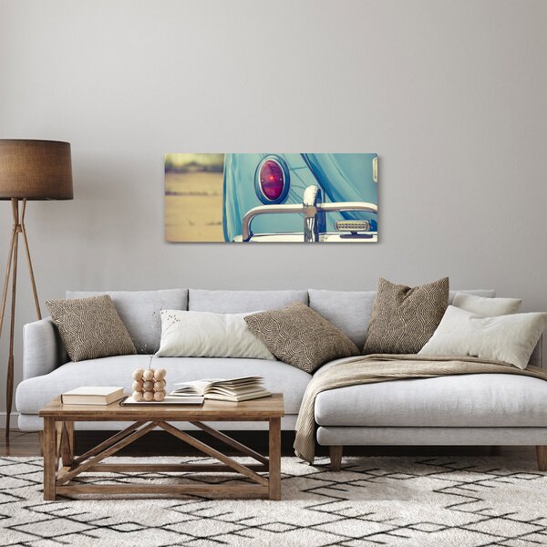 Obraz tyrkysového veterána (120x50 cm)