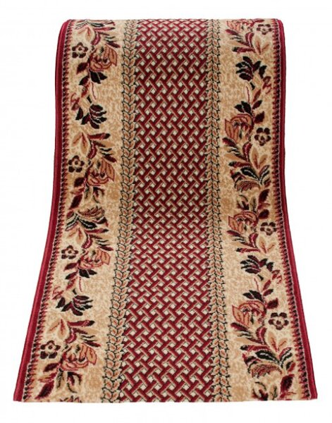 Behúň ATLAS PP 7192B tmavý béžový, červený