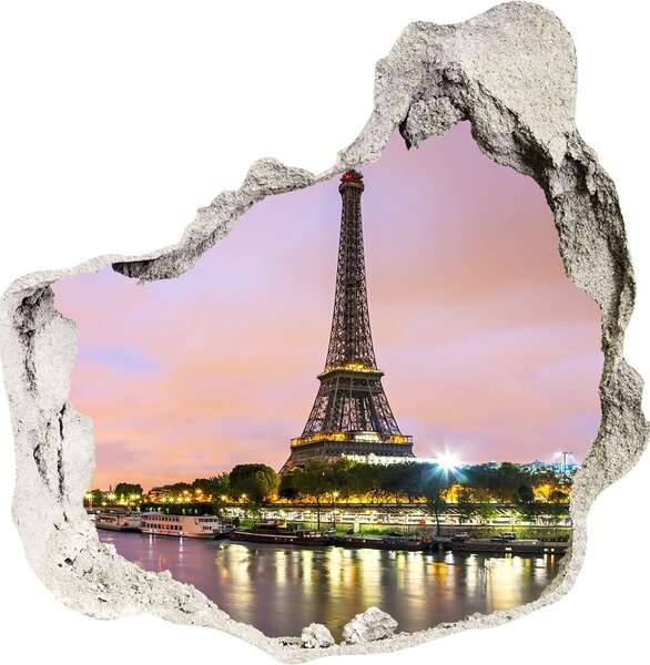 Diera 3D fototapety na stenu Eiffelova veža v paríži