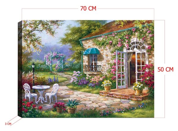 Wallity Obraz na plátne Dream garden 50x70 cm