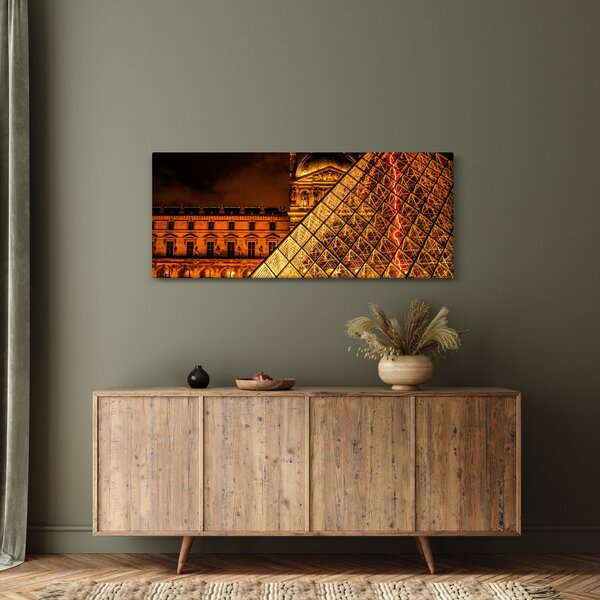 Obraz Louvre v Paríži (120x50 cm)