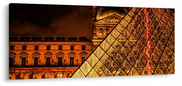 Obraz Louvre v Paríži (120x50 cm)