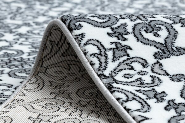 Behúň ARGENT kvety - W4949 biely / sivý