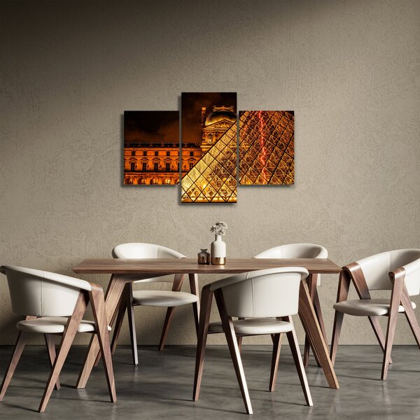 Obraz Louvre v Paríži (90x60 cm)