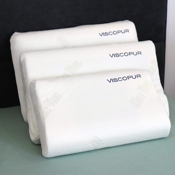 VISCOPUR Anatomický vankúš VISCOPUR® MEMO-GEL Aloe profilovaný - 30x50 cm