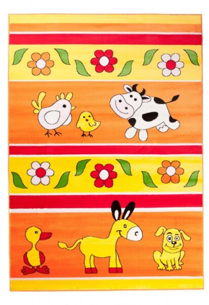 Koberec KINDER C798B CFV oranžový