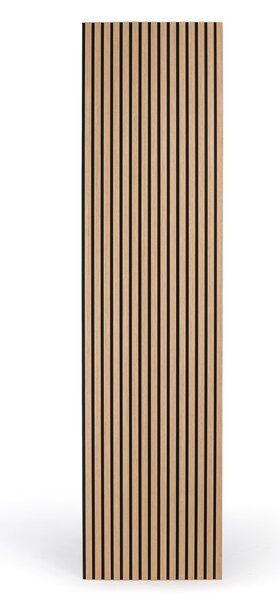 Drevený akustický panel, 2400 x 600 mm, B2BP004, balenie 5 ks, dub