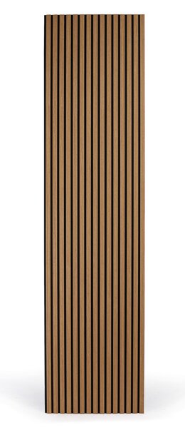Drevený akustický panel, 2400 x 600 mm, B2BP012, dub koňakový