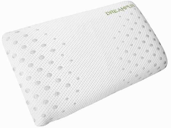 DREAMPUR Anatomický vankúš DREAMPUR® z latexovej peny Grey Dots MAXI 40x70 cm
