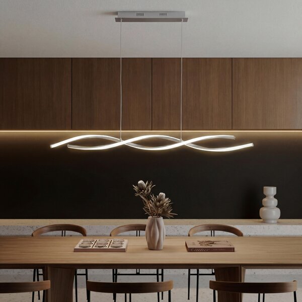 ZÁVESNÉ LED SVIETIDLO, 110/8/140 cm - Interiérové svietidlá