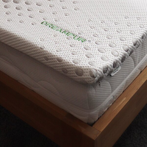 DREAMPUR Vrchný matrac z latexovej peny DREAMPUR® Grey Dots 5 cm - 100x200 cm