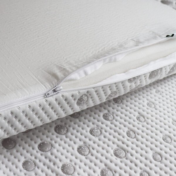 DREAMPUR Vrchný matrac z latexovej peny DREAMPUR® Grey Dots 5 cm - 100x200 cm