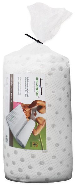 DREAMPUR Vrchný matrac z latexovej peny DREAMPUR® Grey Dots 5 cm - 100x200 cm