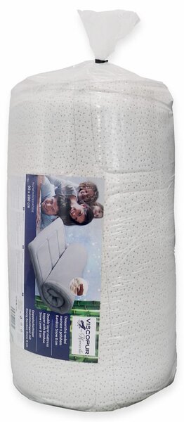 VISCOPUR Vrchný matrac VISCOPUR® bamboo snow 8 cm - 120x200 cm