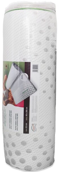 DREAMPUR Vrchný matrac z latexovej peny DREAMPUR® grey dots 8,5 cm - 200x200 cm