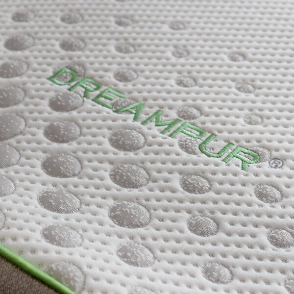 DREAMPUR Vrchný matrac z latexovej peny DREAMPUR® grey dots 8,5 cm - 200x200 cm