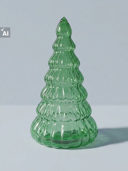 Sinsay - Vianočná LED dekorácia v tvare stromčeka - zelená