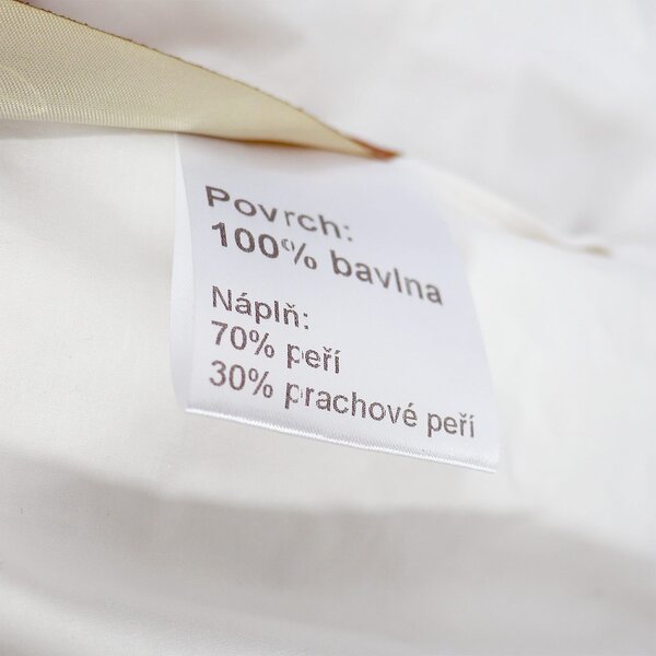 2G Lipov Klasická prikrývka z peria Down & feather collection - 140x200 cm