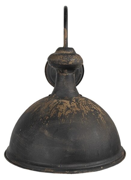 Nástěnná vintage čierna retro lampa Helene - 43*35*44 cm - Clayre & Eef