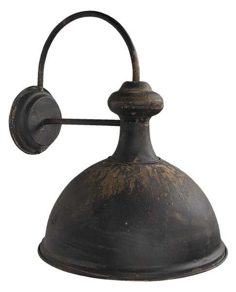 Nástěnná vintage čierna retro lampa Helene - 43*35*44 cm - Clayre & Eef