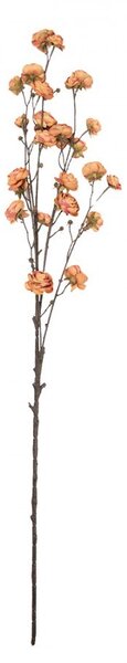 Vetvička čerešňa s oranžovou kvetmi Cherry Blossom - 15*15*115 cm - Clayre & Eef