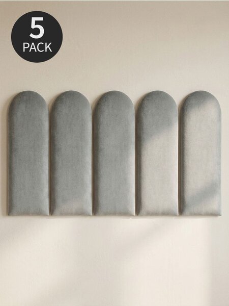 Sinsay - Čalúnené nástenné panely 5 pack - tmavosivá