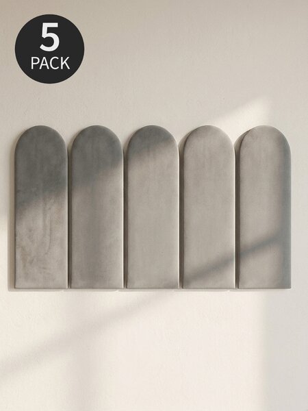 Sinsay - Čalúnené nástenné panely 5 pack - svetlošedá