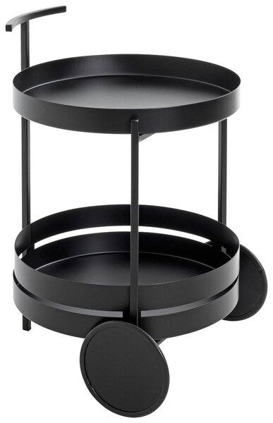 SERVÍROVACÍ VOZÍK, čierna, 42/42/62 cm - Barový nábytok, Online Only