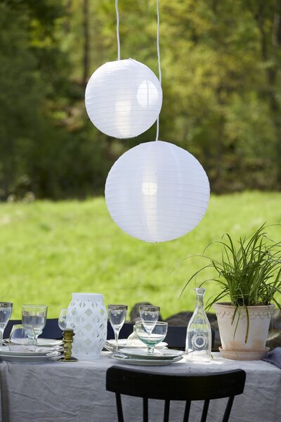 LED lampáš Flame White 23 cm